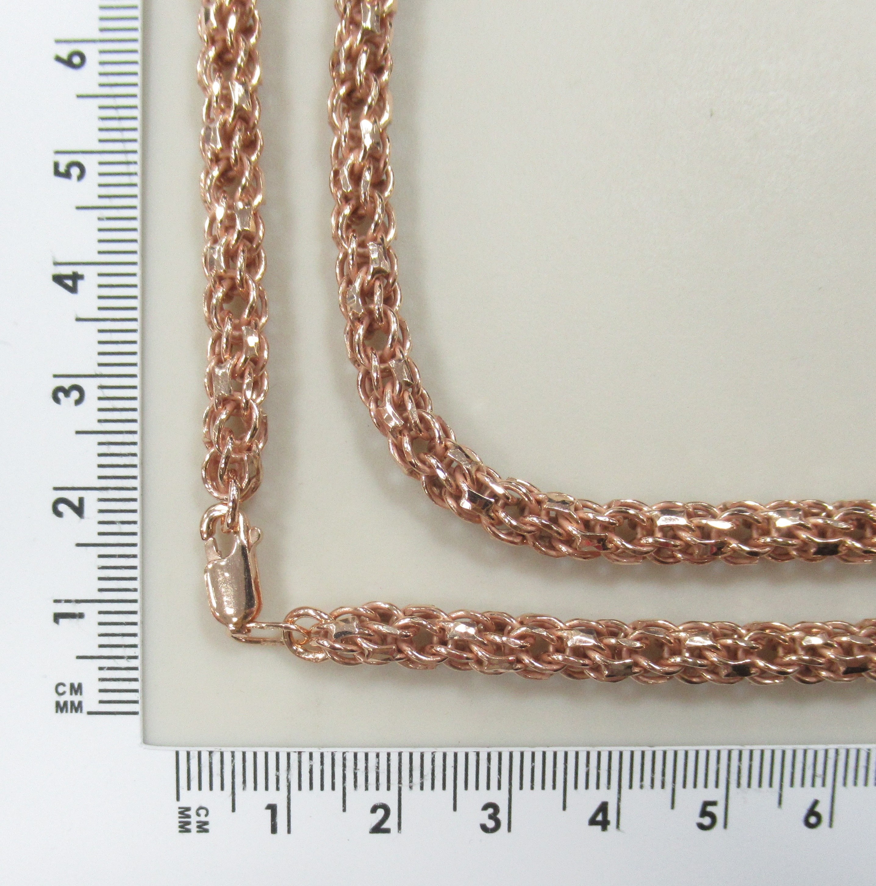 Серебряная цепь плетение "Анаконда"